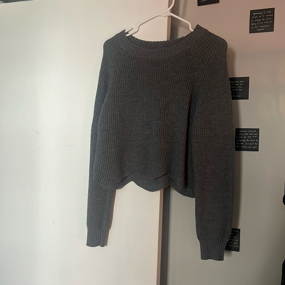 wilfred scalloped sweater